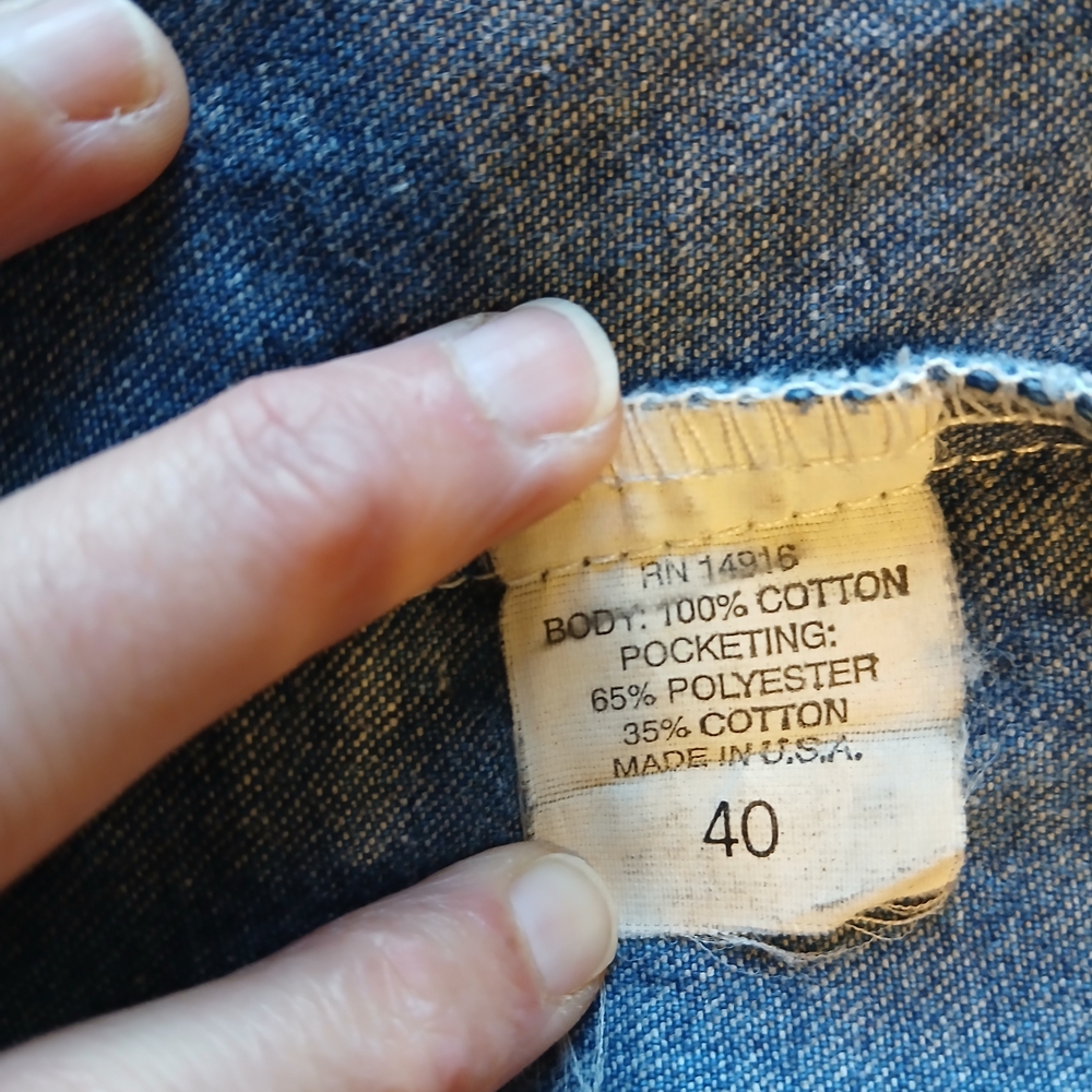 ☆Vintage 80s Pointer Brand Unlined Chore Jacket - Picture 10 of 12